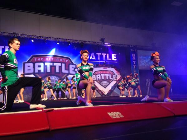 VarsityAllStar's tweet photo. Solid 1.5ups and coed extensions from @CheerTyme Crush! Crushed it! #UltimateBattle http://t.co/n5iHsDK67j