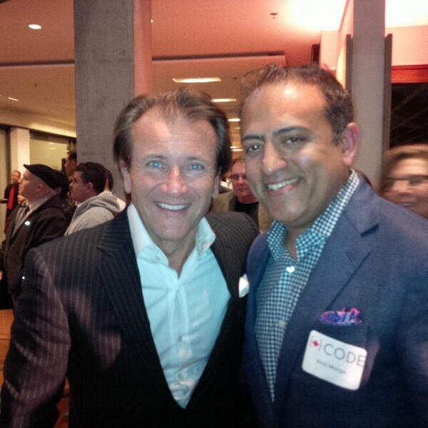 dramitmonga's tweet image. Thanks @robertherjavec for spending time with young #entrepreneurs #CODE2014 #opendata