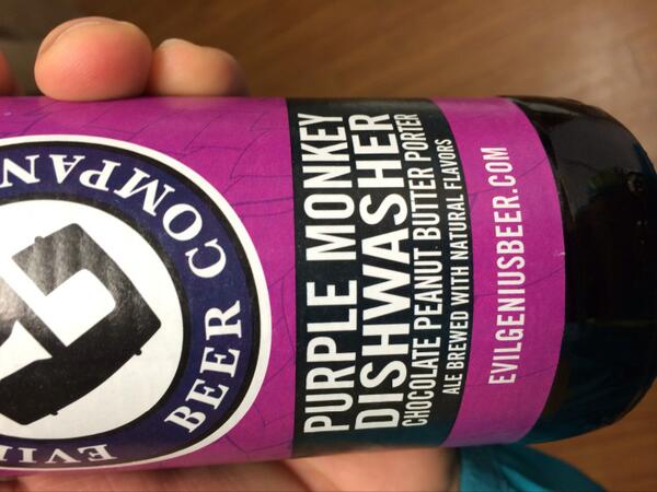 Starting the night out with some dessert <a href="/EvilGeniusBeer/">Evil Genius Beer Co.</a>