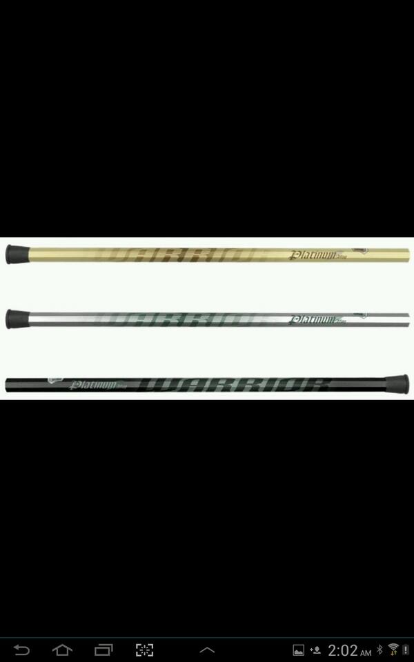Poolesvillelax's tweet photo. Black, gold, white shafts http://t.co/7cLn2KRhai