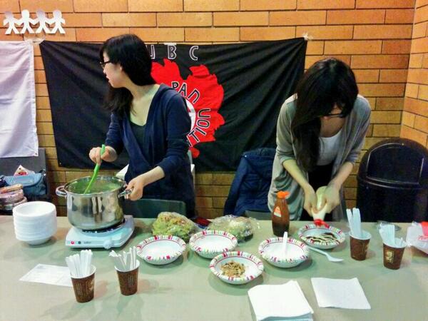Okonomiyaki is being served at UBC Jazz cafe. YES PLEASE. SUB Ballroom.