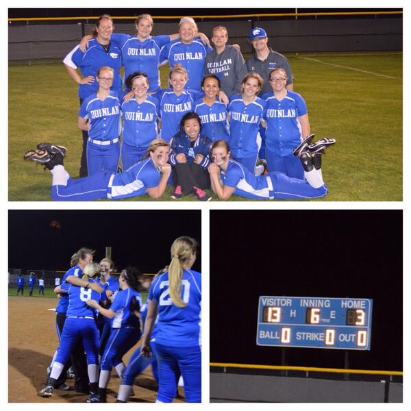 FHS_Softball14's tweet photo. These girls played their hearts out, left it all on the field and got their FIRST district win in 4 years!!! http://t.co/zjVOuJXG3c