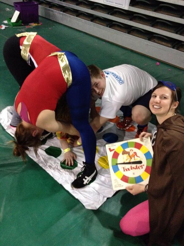 KentMorrison's tweet photo. Ever wonder what it looks like when the @ReginaCougars wrestling team plays twister? #urrelay http://t.co/vd8pphxxTc