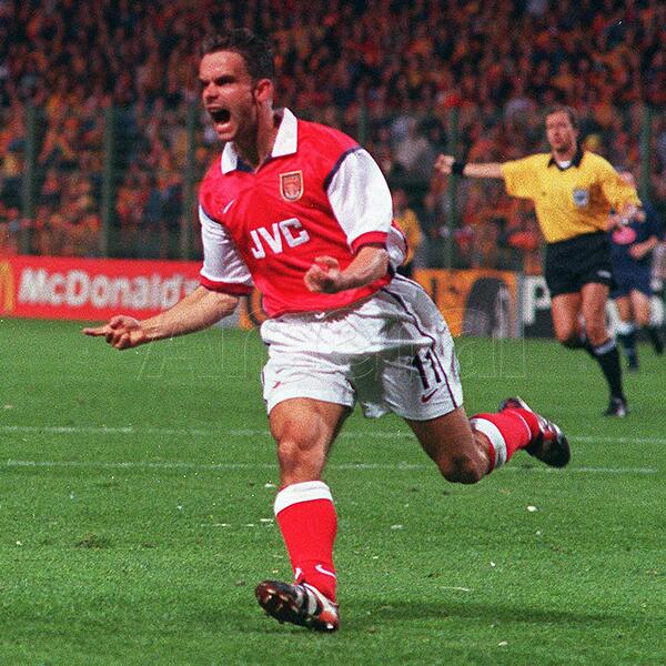 Arsenal's tweet image. Morning all. It's a big day today with #AFCvMCFC later on, but it's also former Gunner Marc Overmars' birthday too!