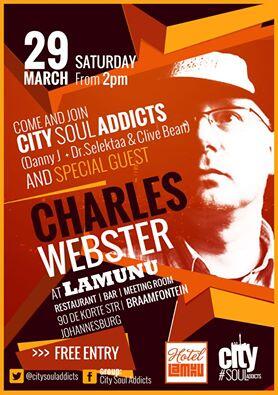 Braam this afternoon...city soul addicts..free admission...i'm playing from 4pm...then Daveyton later tonight..11pm