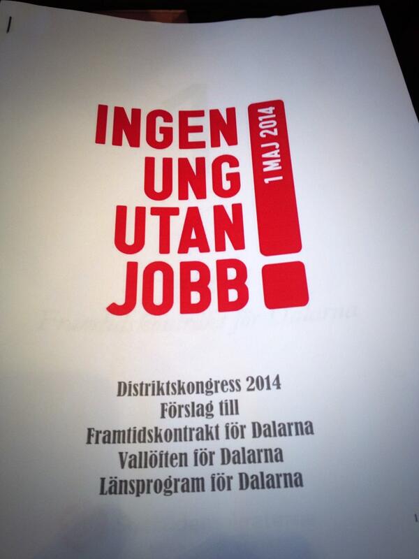 Distriktskongress i Borlänge nu.