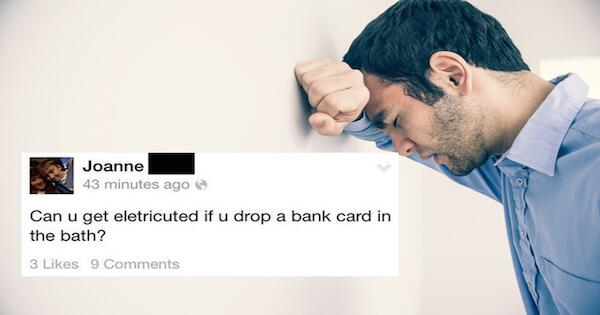 OMGFacts's tweet photo. Think Your Friends Post Dumb Facebook Statuses? These 13 Take It To A Whole New Level http://t.co/hd5kV6w8Aj http://t.co/fEYyKfDwWp