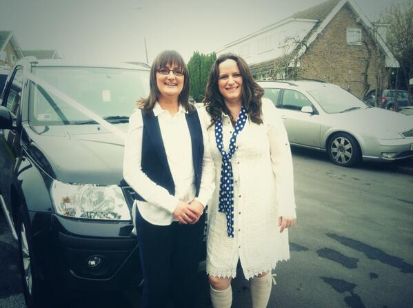 BBCLeeds's tweet photo. Just over half an hour till Theresa and Helen from Meltham tie the knot in Halifax. A day of firsts. http://t.co/mSIaijAkqF