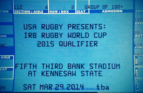 _danielhenao's tweet photo. International rugby is in Atlanta today #USAvsURU http://t.co/XR8S435anp