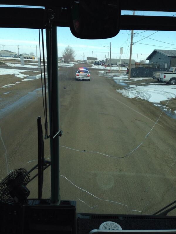 And were off with a police escort to Esterhazy! #ramblernation