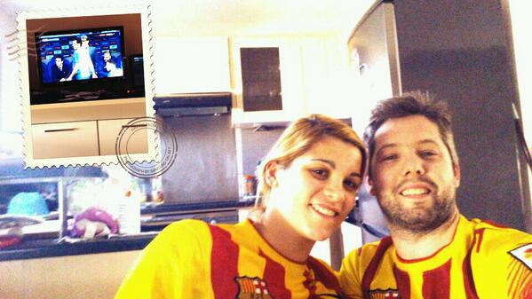 #derbycatala #Barcelona #Barça #Senyera #DesdeParis