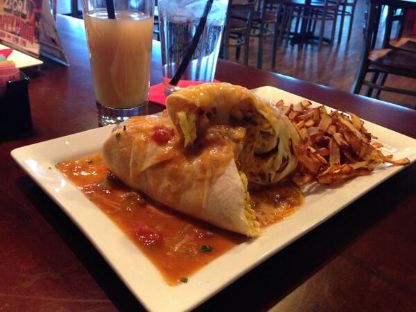 Brunch is served until 3pm with over 27 items including our fabulous breakfast burrito! @StapletonDenver