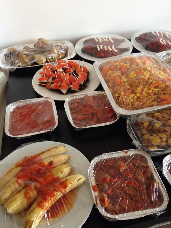 After 8 hours of cooking!! ...It's been really brah #frankie&amp;Isio's Kitchen still. Happy birthday my love <a href="/Isio_Ox/">Isio Okumagba</a> ❤️