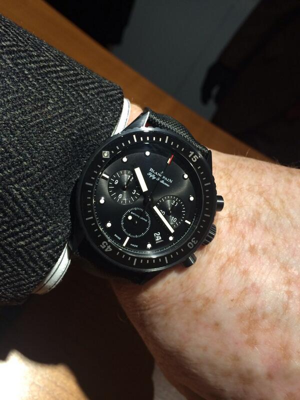 blancpain fifty fathoms bathyscaphe chronograph