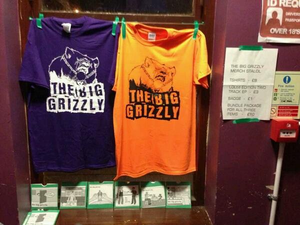 Merch is selling well! #BigGrizzly