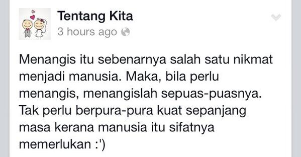 fifiabdrahman's tweet photo. Hanya semata meluahkan rasa. http://t.co/H5Xf0MTF2a