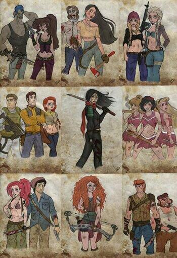 The walking dead.