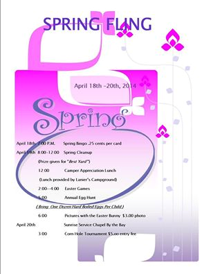 Come join us for our Camper Appreciation and Easter Celebration!