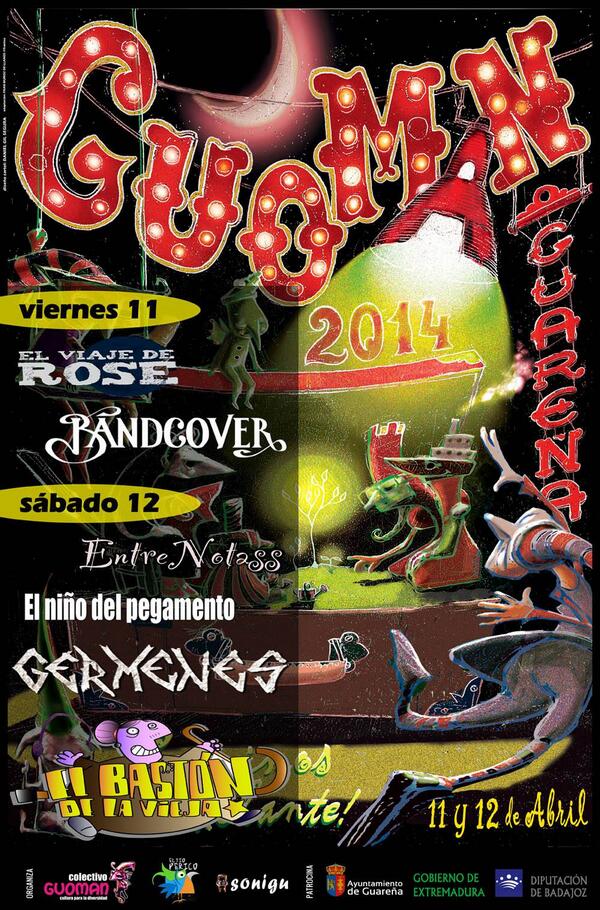 TopericoJuvenil's tweet photo. El Guoman sigue adelante y todos estos grupos nos acompañarán los próximos 11 y 12 de abril !!! Comparte #guoman2014 http://t.co/Bc0v9TlRBN