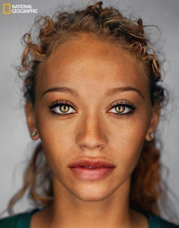 According to National Geographic, this is what the average human will look like in 2050