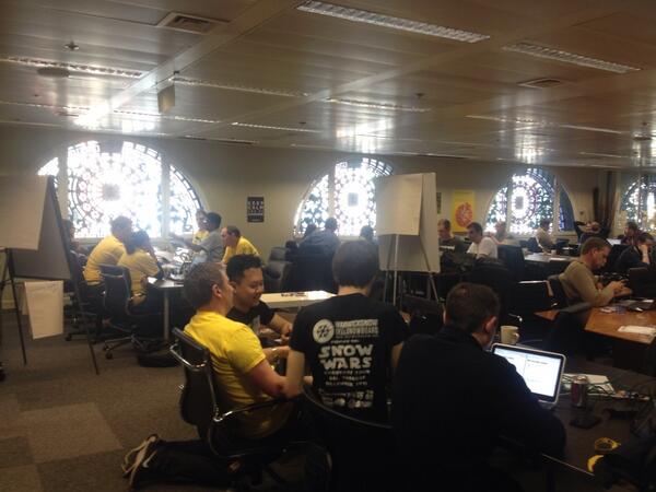 IWLondon's tweet photo. Everyone is Hard working, but lunch is coming soon! #avivafintech #hackathon http://t.co/LSCi3iwVuK