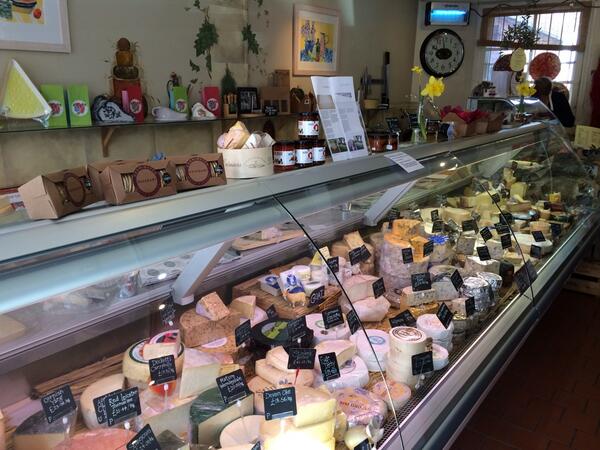 GreysCheeseComp's tweet image. &quot;@IanM1871: Cheese shopping in Pangbourne village this morning. This is what I call a cheese counter. #ShopLocal http://t.co/YIYCVmPx54&quot;