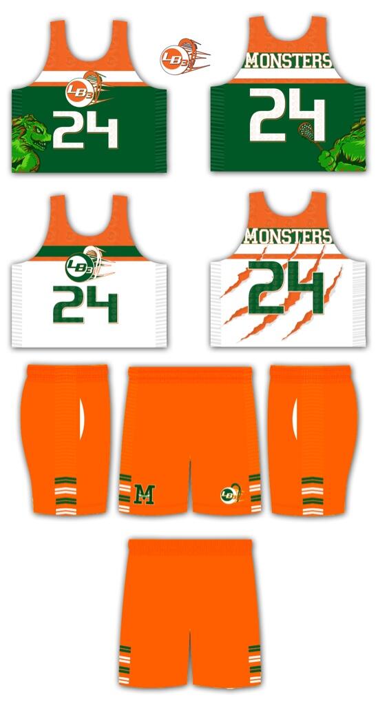 THELB3's tweet photo. “@monsterslax: Sneak peak for '14 LB3 Monsters swag...@caseypowell22 @LB3Lacrosse @THELB3 http://t.co/cZd71chJ67”. These look sick
