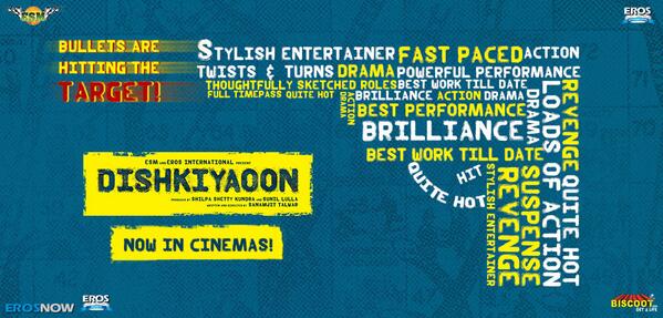 Go #Dishkiyaoon!

Have you watched Dishkiyaoon? Book your tickets now➔ bit.ly/DishkiyaoonTic…