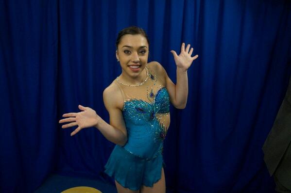 SkateCanada's tweet photo. Great debut for @gabby_daleman at her first senior worlds, 13th place! #FSWorlds14 http://t.co/bDVgZas4qg