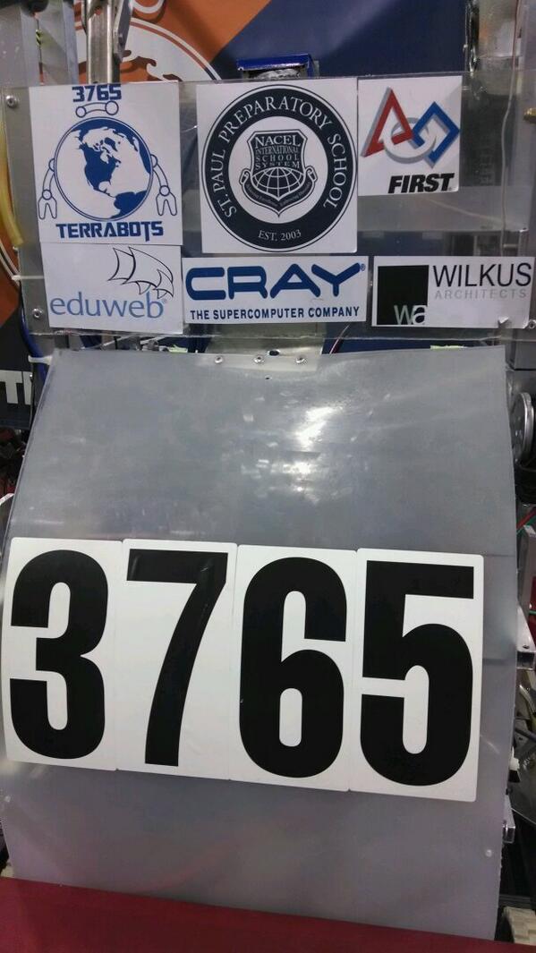 TerraBots's tweet photo. Thanks to our sponsors! #omgrobots #10klakes @StPaulPrep http://t.co/Vp8VvddyOz