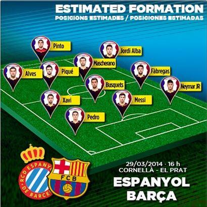 Fc Barcelona On Twitter Here S How Barca Will Line Up Fcblive Http T Co 7qsxbniouz Http T Co Mdgt10txmd
