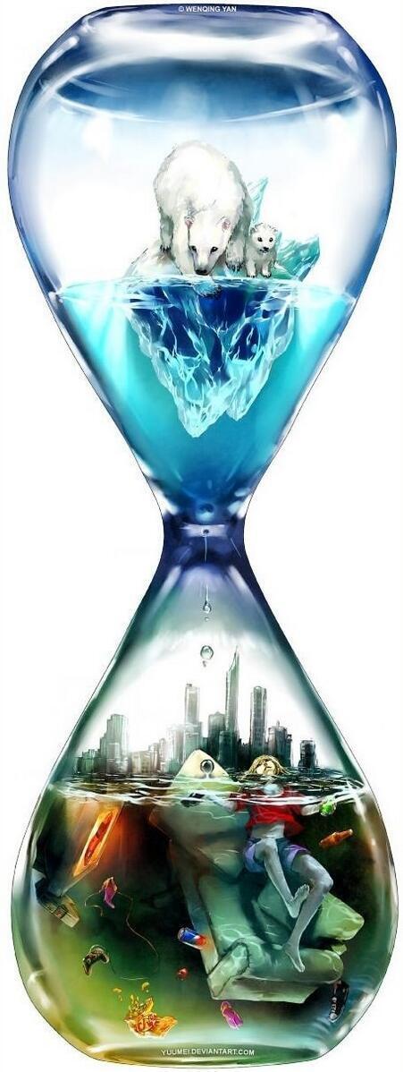 CoinWuTang's tweet photo. Esto estamos haciendo con el planeta... http://t.co/AArxRPu56T