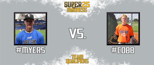 Two <a href="/RaysBaseball/">Tampa Bay Rays</a> stars are featured in this weekend's 1st #Super25Madness contest. Reply w/ either #Myers or #Cobb.