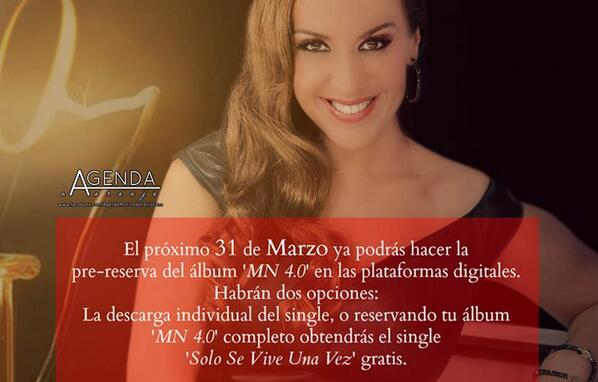 AgendaNaranjo's tweet photo. El próximo 31 de Marzo ya podrás hacer la pre-reserva del álbum 'MN 4.0' Lee más ---> http://t.co/HQmBfqaTfX http://t.co/SnpWU9C7cj
