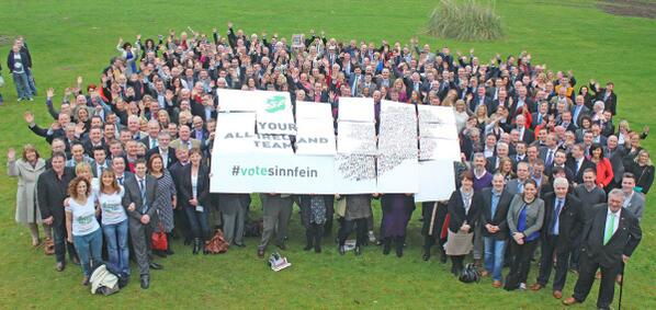 PaulDonnellySF's tweet photo. 350 candidates contesting 42 council wards in 8 weeks time! Oh and one more number - RedC poll has SF on 21%. #dubw http://t.co/Ir6czPA5Zw