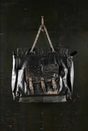Uniquejunk's tweet image. #italiandesign #handbags made from #vintage #leather. bag pocket made from #studded military gaiter! info@uniquejunk