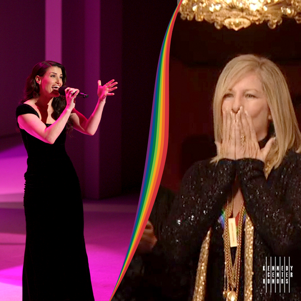 2008 Honoree @BarbraStreisand inspired a generation of singers. Among them, @IdinaMenzel, who helped us honor her.