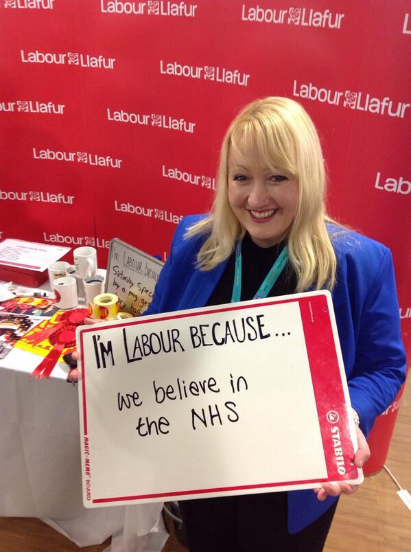 WelshLabour's tweet photo. After @MarkDrakeford's barnstorming speech, @RebeccaEvansAM tells us why she's Labour. #WelshLab14 http://t.co/Zee1cvLqV6