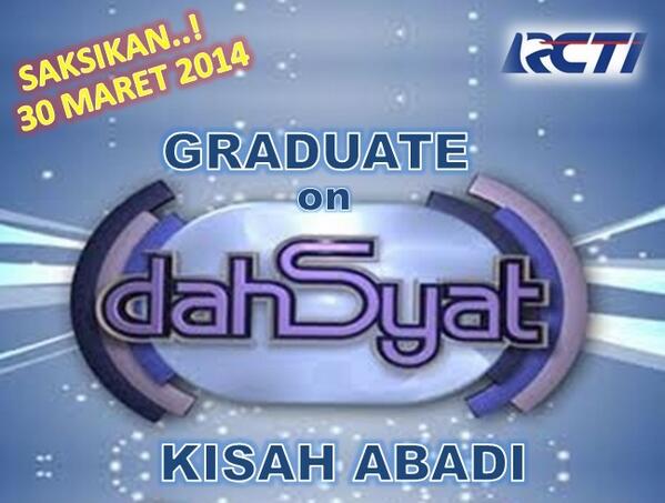 graduateband's tweet photo. Hallo, Grafity...! Hallo, semua...! Ini yang kita tunggu, don't miss it..!!! http://t.co/sFguwPp71t