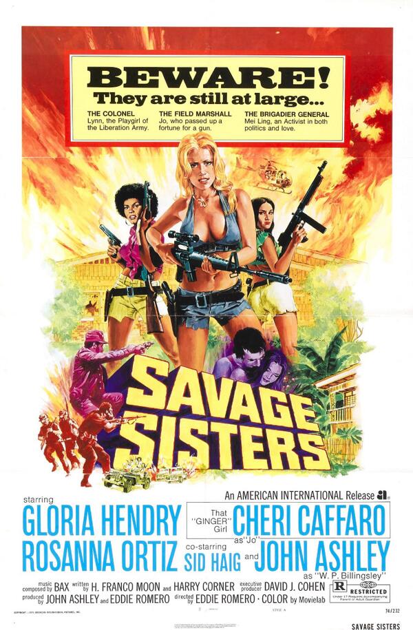 BEWARE: They Are Still At Large! #GloriaHendry is among the SAVAGE SISTERS! Trailer: youtu.be/h-5zWjoY-4c #OG2