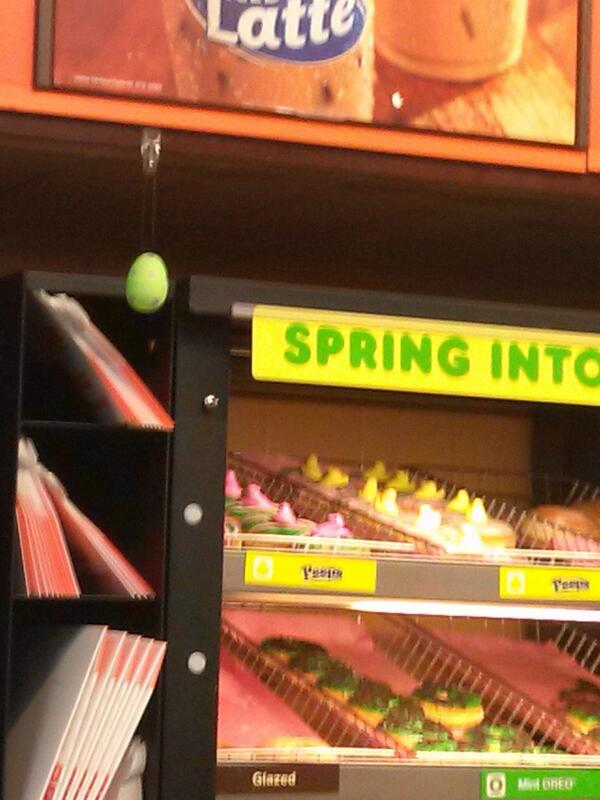 EmpressOfThePit's tweet image. Yes, she said #Peeps donuts...this is what my BFF eats while I'm doing yoga #ImDoingItWrong