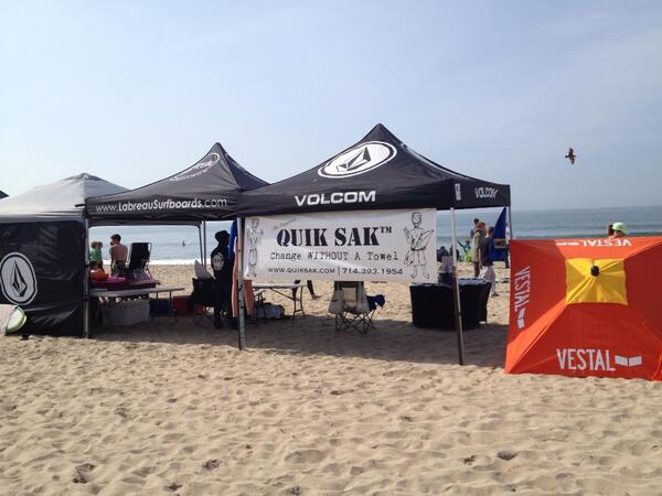 QuikS's tweet photo. Quik Sak @ NSSA surf classic 54th in Newport Beach this weekend. Stop by and say hi. http://t.co/0ivSgTTGta