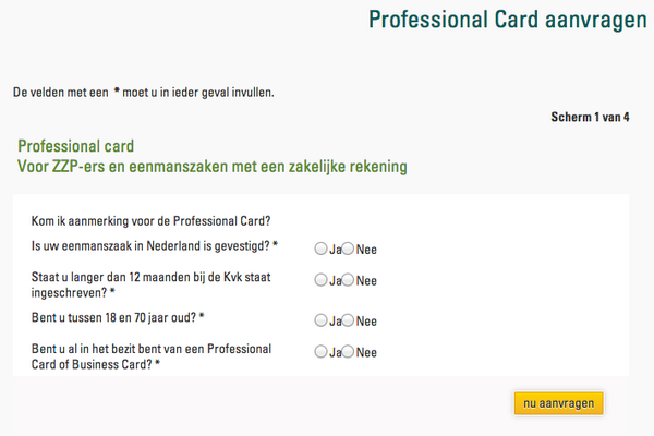 MovasDesign's tweet photo. @ABNAMROZakelijk.. Als ik jullie was zou ik even naar jullie Professional Card aanvraag pagina kijken. dit kan niet.. http://t.co/ObZVe9iJhy