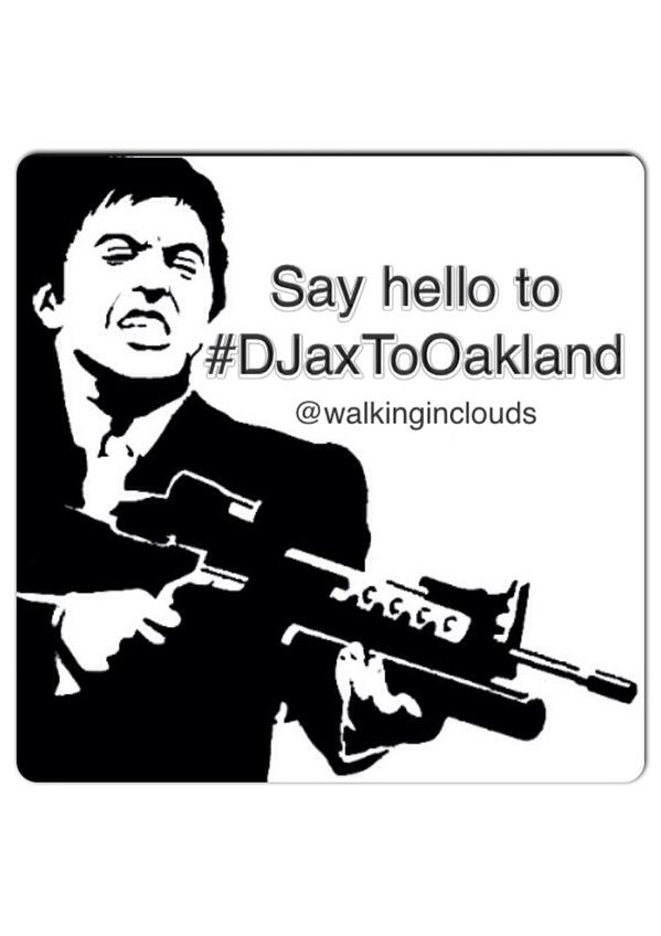 walkinginclouds's tweet photo. #DJaxToOakland http://t.co/hkQBXn8bob