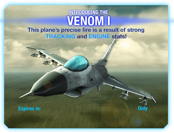Our new plane series, the VENOM, is now available in Aces!