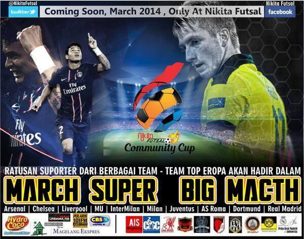 CISCfutsal's tweet image. Datang N Dukung @CISCmagelang di Community Cup III Hari Ini jam 09:00-, at @NikitaFutsal cc CISCfutsal @ChelseaIndo