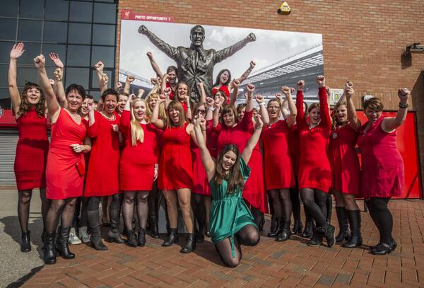 LivEchoLFC's tweet photo. Here come the red girls.. 40 Norwegian fanatics thrilled to visit Anfield http://t.co/mJkmu2kOtW @LFCNorwegian #lfc http://t.co/AHEFPf91CM