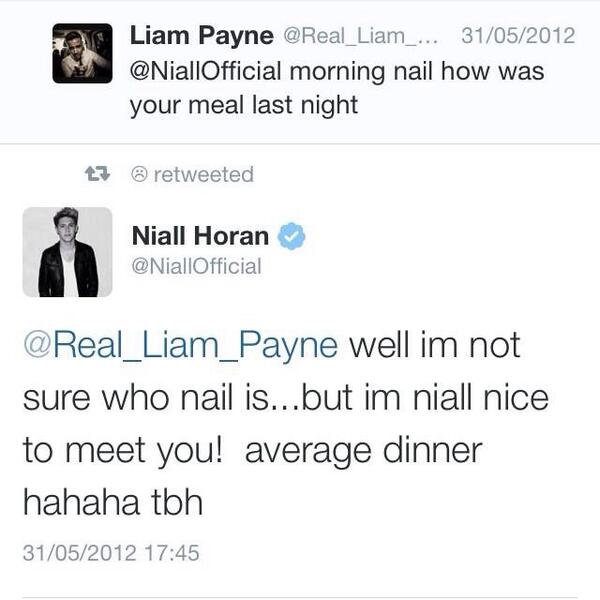 NarryMyDream's tweet image. REMEMBER WHEN LIAM CALLED NIALL "NAIL" 

AND THEN NIALL JUST 

#Vote1DUK #KCA
