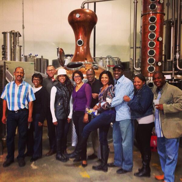 OutlawMoonshine's tweet photo. Winners from #khtk contest won a distillery tour and tasting today! #sacramento #craftspirits http://t.co/hI9Jyx3SzS