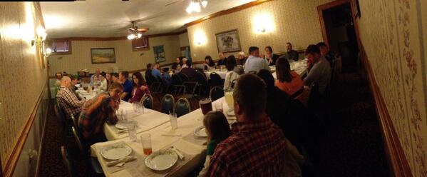 Our annual banquet at the Homeplace!